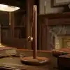 Deconox Doğal Bambu Bohem Top Tutacaklı Kağıt Havluluk - Dekoratif Ahşap Stand (30x14 cm, Kahve ve Bambu Renk Seçenekli, 1 Adet) (KAHVE)