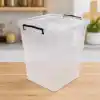 Derin Erzak Saklama Kabı Kapaklı, Kilitli Klipsli Saklama Kutusu, BPA Free, Çok Amaçlı Kiler, Mutfak ve Ev Düzenleme Kutusu, Şeffaf Plastik Organizer, 5 Litre