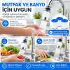 SOGUD 5li Yedek Filtre Kartuşu - Filtreli Musluk Başlığı ile Uyumlu - Tortu ve Kaba Partikülleri Azaltmaya Yardımcı - Kolay Değiştirilebilir Su Filtresi - Mutfak Banyo Lavabo Kullanımı