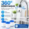 SOGUD 5li Yedek Filtre Kartuşu - Filtreli Musluk Başlığı ile Uyumlu - Tortu ve Kaba Partikülleri Azaltmaya Yardımcı - Kolay Değiştirilebilir Su Filtresi - Mutfak Banyo Lavabo Kullanımı