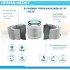 Purmed Xiaomi Smart Air Purifier 4 Uyumlu Yedek Filtre Seti – Antibakteriyel Yeşil HEPA Filtre + Değiştirilebilir İç Karbon Filtre | Çift Filtreli Hava Temizleyici Yedek Parça