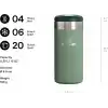 Stanley The Aerolight Transit Mug Termos Bardak, Yeşil (Hammertone Green), 0.35 Litre