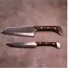 Alaz: Kiritsuke Japon Şef Bıçağı Ve Fileto & Doğrama Bıçağı Seti - El Yapımı Mutfak Şef Bıçak Seti
