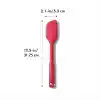 OXO - Good Grips silikon spatula, orta boy, marmelat ve daha fazlası için, siyah