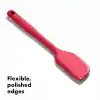 OXO - Good Grips silikon spatula, orta boy, marmelat ve daha fazlası için, siyah