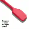 OXO - Good Grips silikon spatula, orta boy, marmelat ve daha fazlası için, siyah