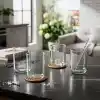 Deconox 4lü Borosilikat Cam Bardak Seti - 290 ml Isıya Dayanıklı Su, Meşrubat ve Kokteyl Bardağı - Kurşunsuz Ekolojik İnce Cam (4 Adet)