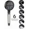 Mayaglory Multi 6 Fonksiyonlu Spa Etkili Filtreli Duş Başlığı Yüksek Basınçlı Su Tasarruflu Klor ve Kireç Önleyici El Duşu, Handshower (Temel)