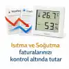 Bluefox Dijital Oda Termometresi ve Nem Ölçer – LCD Ekranlı, Kompakt Higrometre, İç Mekan Sıcaklık ve Nem Takibi, Mıknatıslı & Ayaklı & Duvar Tipi Kullanım – Mutfak, Bebek Odası, Ofis, Sera için Uygun