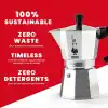 Bialetti - Moka Express: 3 Cups Ocak Üstü Espresso Pişirici - 130ml - Gümüş Renk - Alüminyum Gövde - Patentli Güvenlik Valfi - Tüm Ocak Türleri İçin Uygundur (İndüksiyon Hariç)