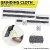 12 adet mikrofiber bez seti, Kärcher buharlı temizleyici aksesuarları EasyFix SC 2, SC 3, SC 4, SC 5 ile uyumlu, makinede yıkanabilir (4 zemin bezi seti + 2 zımpara zemin bezi + 6 el başlığı