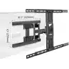 NB North Bayou TV Duvara Montaj Döner TV Braketi 45-75 Düz Ekran TV VESA için Tam Hareket 600x400mmye Kadar Yük Kapasitesi to100 lbs(45kg)