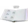 Rabsev 10x15cm 500 Fotoğraf Kapasiteli Kutulu Çiçek Desenli Lüks Ofset Fotoğraf Albümü (BORDO)