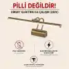 SekaTech Eskitme Flüt Duvar Apliği – 35cm 6W LED 3200K Gün Işığı – Banyo, Ayna, Resim, Tablo, Çerçeve Üstü Dekoratif Aydınlatma Lambası – 220V, IP20, Metal Gövde