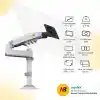 North Bayou NB H100 Ergonomic 17-32 Amortisörlü 2-9 kg Monitör Standı (BEYAZ)