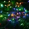 Robeve 10 Metre 100 Ledli Fişli LED Işık RGB Karışık Renk Yılbaşı Led Işık Dekor Lambası Yılbaşı Ağacı Işığı Organizasyon LED Işık Düğün Nişan Kına Organizasyon Işığı Yılbaşı Led Işığı