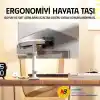 North Bayou NB H100 Ergonomic 17-32 Amortisörlü 2-9 kg Monitör Standı (BEYAZ)
