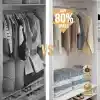 AEE® 2li Jumbo Boy Vakumlu Hurç 90x130x45 Tabanlı Yorgan Yastık Kıyafet Kışlık Büyük Boy Saklama Depolama Poşeti
