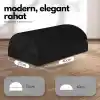 Klasse Ergonomik Visco Ayak Minderi, Oyun Koltuğu ve Ofis Koltuğu için Anti Alerjen Ayak Yastığı, Ayak Koyma Yeri Taburesi, Çok Amaçlı Rahatlatıcı Yarım Silindir İki Parça Masa Altı Ayak Desteği
