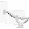 North Bayou NB F160 Ergonomic Çift Kol 2-9 kg Kapasiteli Yeni Nesil Profosyonel Monitör Standı (Beyaz)