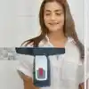Bosch Home And Garden Akülü Pencere Temizleyici, Glassvac Cam Temizleyici, Premium Paket, Pencere, Ayna ve Duş Temizliği için, Çalışma Süresi Yaklaşık 35 Pencere, Karton Kutuda Siyah/Beyaz