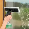 Bosch Home And Garden Akülü Pencere Temizleyici, Glassvac Cam Temizleyici, Premium Paket, Pencere, Ayna ve Duş Temizliği için, Çalışma Süresi Yaklaşık 35 Pencere, Karton Kutuda Siyah/Beyaz