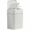 12 Litre Hareket Sensörlü Çöp Kovası, Otomatik, Banyo Çöp Kovası, Çocuk Odası Çöp Sepeti, Çöp Kutusu, (2 adet 1.5 V AA pil, piller pakete dahil değildir) 23.5x17.5x31.8 cm