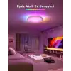 Govee RGBWW + RGBIC Yuvarlak Akıllı Tavan Armatürü 12 İnç H80A1C01