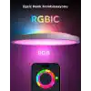 Govee RGBWW + RGBIC Yuvarlak Akıllı Tavan Armatürü 12 İnç H80A1C01