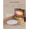 Govee RGBWW + RGBIC Yuvarlak Akıllı Tavan Armatürü 12 İnç H80A1C01