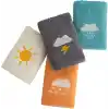 Mürdüm Home Aprilis 4 Mevsim Renkli El-Yüz Havlusu,4lü Paket, 4 Parça 30x50, Yumuşak ve Emici, Kaliteli Günlük Kullanıma Uygun%100 Pamuk Havlu