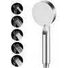 Star Duş Başlığı Seti - 150 cm PVC Banyo Duş Hortumu + 5 Fonksiyonlu Su Tasarruflu El duşu