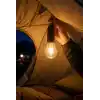 Busstier Type C Şarjlı Kamp Lambası Solar Şarj Destekli Taşınabilir LED Kamp Ampulü Sıcak Işık Modlu Askılı Acil Durum Çadır Lambası Outdoor Gece Lambası
