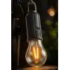 Busstier Type C Şarjlı Kamp Lambası Solar Şarj Destekli Taşınabilir LED Kamp Ampulü Sıcak Işık Modlu Askılı Acil Durum Çadır Lambası Outdoor Gece Lambası