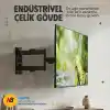 North Bayou NB P4 Ergonomic Ultra Ince 32–55 Alman TUV Sertifikalı Profosyonel Tv Askı Aparatı
