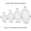Cata CT-5145G 6 WATT 3200K GÜNIŞIĞI - Slim Sıva Altı LED Panel Armatür - İnce Kasa Yuvarlak Tavan Spot Lambası, Trafolu - 2 ADET