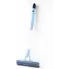 Busstier 4 in 1 Spreyli Cam Temizleyici Çekçek ve Fırça Aparatı Su Hazneli Pratik Camsil Çok Fonksiyonlu Pencere Banyo Ayna Temizlik Aracı