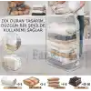 Family Co.3lü Paket Ekstra Büyük Küp Vakumlu Hurç Saklama Poşetleri110x90+25cm1Adet,100x70+33cm-1Adet, 80x50+25 cm -1Adet Giysiler, Yorganlar, Yastıklar, Battaniyeler İçin Vakumlu Hurç