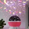 Jouis Gece Lambası Star Master Masa Lambası, Gökyüzü Projeksiyon Gece Lambası, Yıldızlı Gece Lambası, Dekoratif ve Şık Tasarım (Pembe)