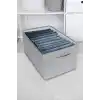 Orret Home 24x41x20 cm Bez Kutu Pantolon Organizeri Dolap İçi Düzenleyici, Çamaşır Organizer, Gardırop İçi Pantolon Saklama Kutusu, Katlanabilir Dolap Organizer Sepeti