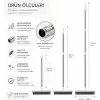 Kauçuk Fırça Mop Çekpas Çekçek Zemin Sihirli Süpürgesi Tüy Bırakmayan Banyo Okaliptus Turbo Temizlik Ev Araba Zemin temizlik