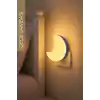 TELVESSE Yarım Ay Gece Lambası ON/OFF Tuşlu Koridor Hol Işığı Uyuma Işığı Sarı K6975
