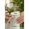 Otomatik Sensörlü Köpük Sıvı Sabunluk - Şarjlı- Dijital LED Ekran - Duvara Monte - P18 Model (BEYAZ)