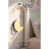 TELVESSE Yarım Ay Gece Lambası ON/OFF Tuşlu Koridor Hol Işığı Uyuma Işığı Sarı K6975