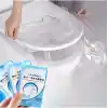 TİNEKE 50 Adet Tek Kullanımlık Klozet Örtüsü Klozet Poşeti Klozet Kapak Örtüsü Dispenseri