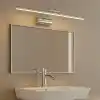 SekaTech Krom Kasa LED Flüt Aplik | 6W | 3200K Gün Işığı | 35cm | Duvar Tipi Ayna/Tablo/Resim/Banyo Üstü Dekoratif Işık | IP20 İç Mekan Kullanım