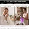 PÜSKÜL Adaçayı Yeşil, Pakette 3-Adet 30x30 cm Mutfak Havlusu, Misafir Havlu