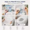 Tek Kullanımlık Hijyenik Klozet Kapağı Örtüsü 50 Adet – Seyahat, Kamp, Otel ve Umumi Tuvaletler İçin Taşınabilir Tuvalet Kapağı Koruyucu, Su Geçirmez ve Hijyenik Kullanım