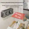 Polham 5.1 Metre Uzayabilir Çift Halatlı Çelik Dayanıklı Çek-Bırak Çamaşır İpi, 40 KG Taşıma Kapasiteli