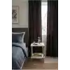 Tridihom Yatak Yanı Sehpa Komodin Dekoratif İki Katlı Yan Sehpa (beyaz)